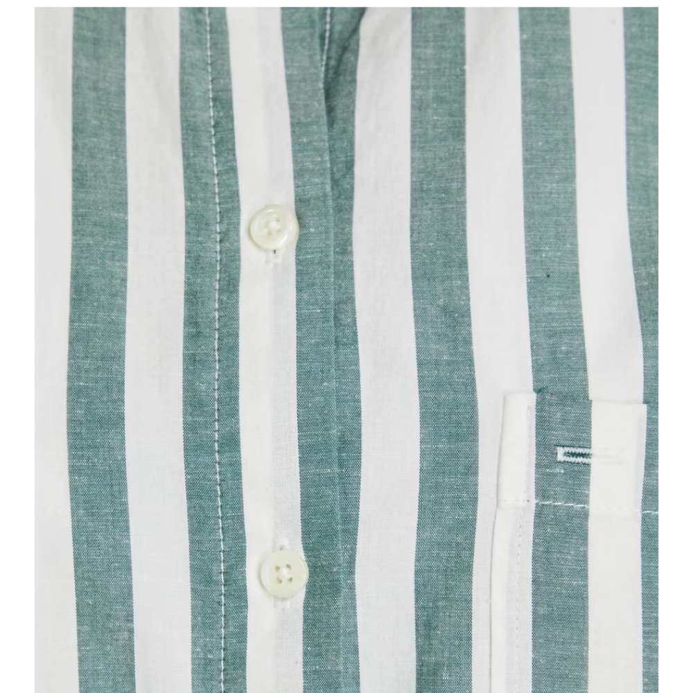 Alex Mill Kerry Positano Striped Button-Up Long Shirt Dress - Picture 12 of 16